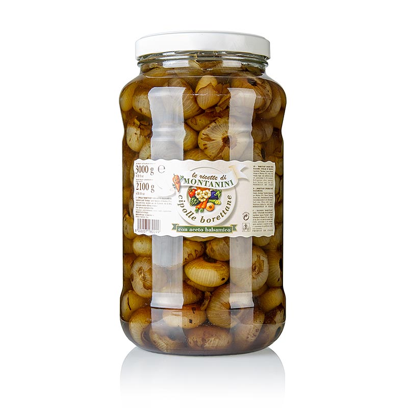 Oignons au Vinaigre balsamique Cipolline Borettane, Montanini, 3 kg
