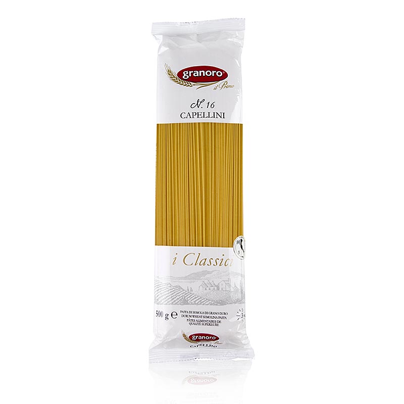 Granoro Capellini, sehr dünne Spaghetti, 1mm, No.16, 500 g