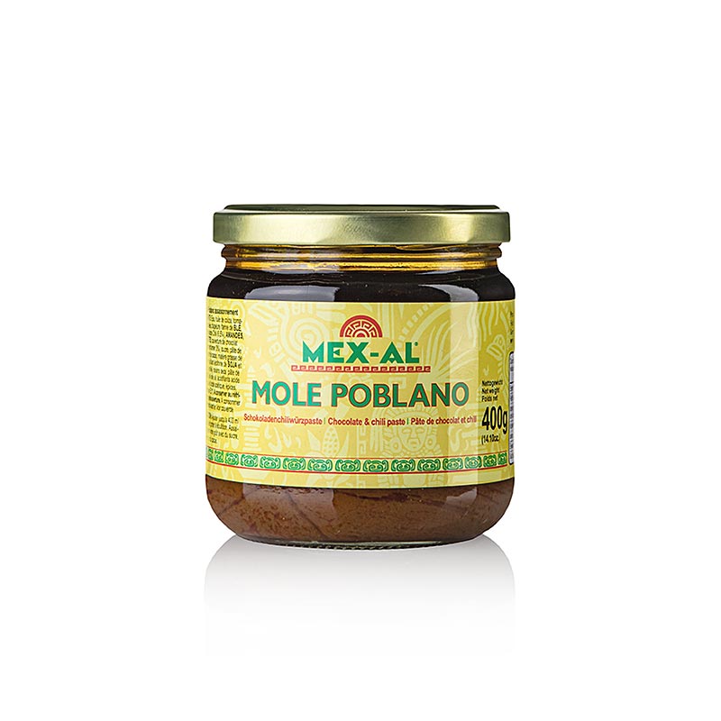 Mole Poblano, mexikanische Schokoladensauce, pikant, 400 g