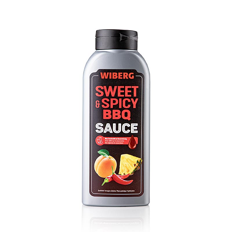 WIBERG Sweet & Sour BBQ Sauce, abricot fruité avec une note de chili, 695 ml