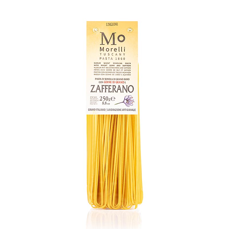 Morelli 1860 Linguine, mit Safran & Weizenkeimen, 250 g