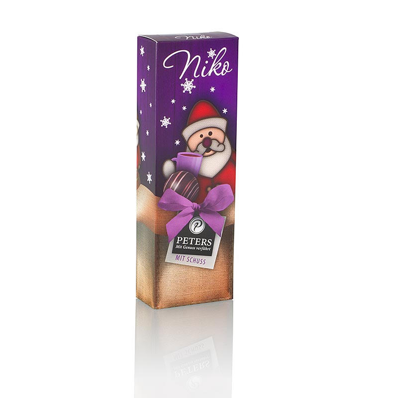 Weihnachts Pralinen - "Niko", mit Alkohol, Peters, 62 g, 5 St
