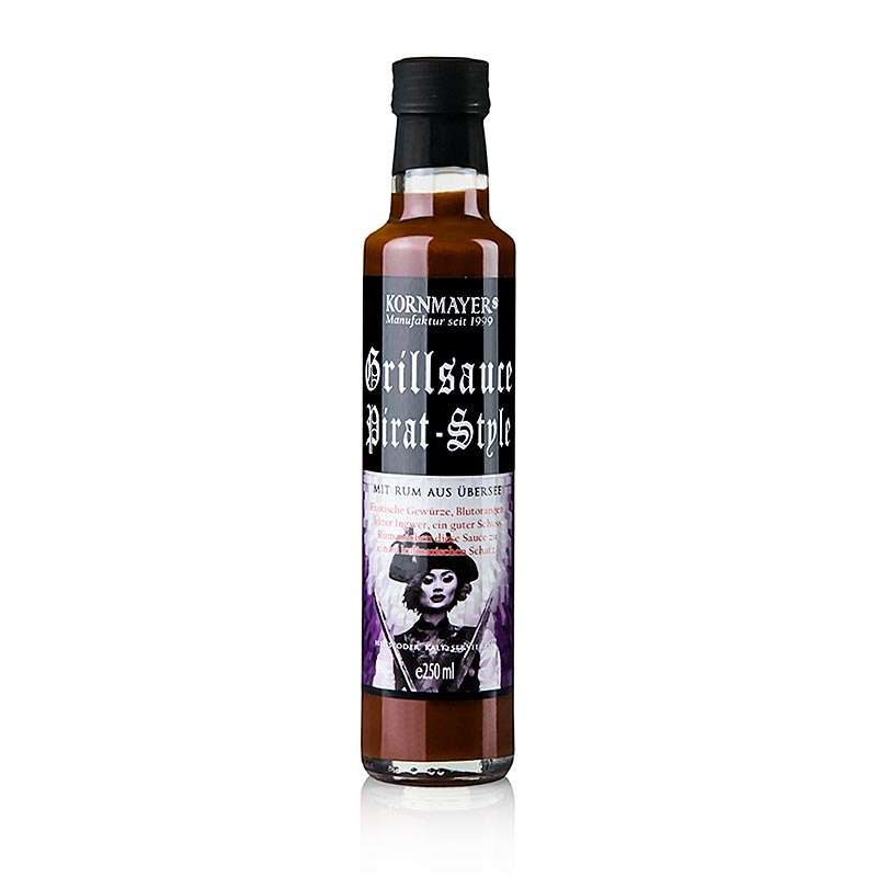 Kornmayer - Pirat - Style Grillsauce, mit Rum, 250 ml