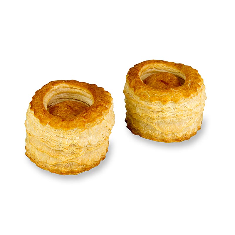 Blätterteig-Königin-Pasteten, ø 6,5cm, HUG, 2,25 kg, 90 St