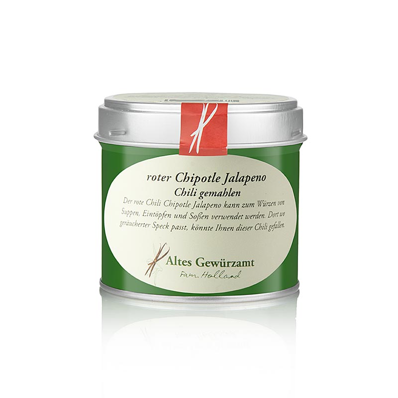 Chili Chipotle Jalapeno, rouge, moulu, Altes Gewürzamt, 80 g