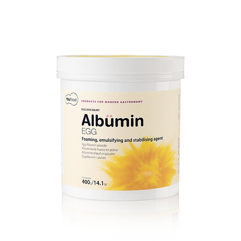 TÖUFOOD ALBÜMIN EGG, protéines sèches d'œufs de poule, 400 g