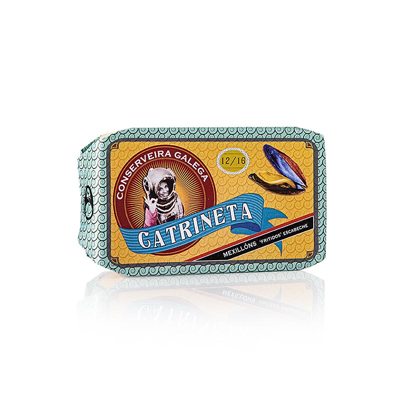 Catrineta - Miesmuscheln, aus Galicien, in Escabechesauce, 12-16 Stück, 115 g