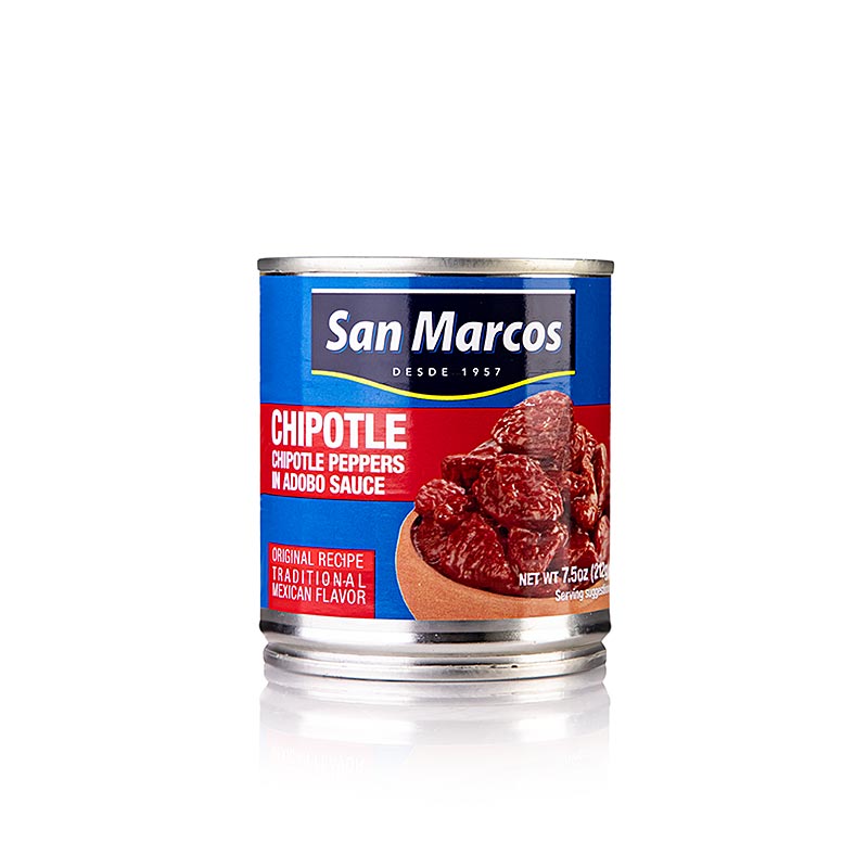 Peperoncini chipotle affumicati in salsa adobo, San Marcos, 212 g