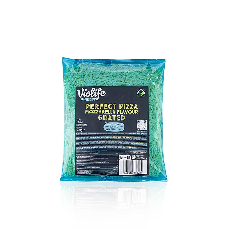 Arivia - Violife - Perfect Pizza, grattugiato, alternativa vegana al formaggio al gusto di mozzarella, 500 g