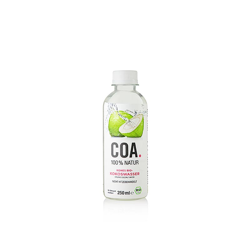 COA Eau de coco 100 % brute, bio, Thaïlande, 250 ml