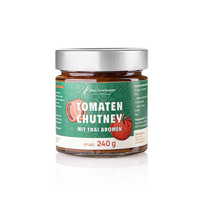 Chutney di pomodori con aromi thailandesi, Altes Gewürzamt, 240 g