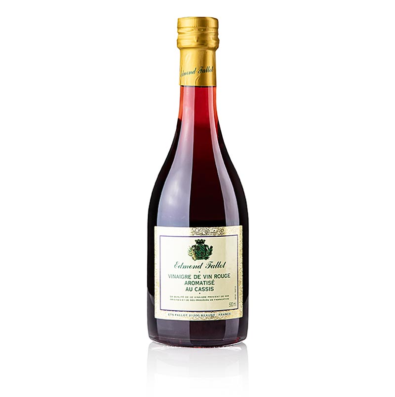 Rotwein-Essig, mit schwarzer Johannisbeere, Fallot, 500 ml