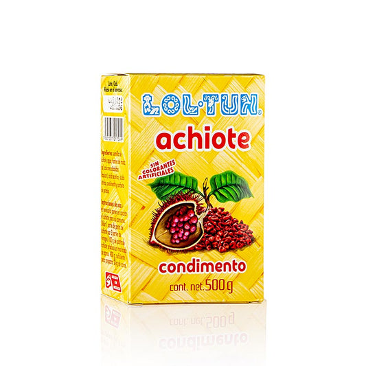 Annatto Condiment/pâte d'achiote à base de graines d'orlean, 500 g