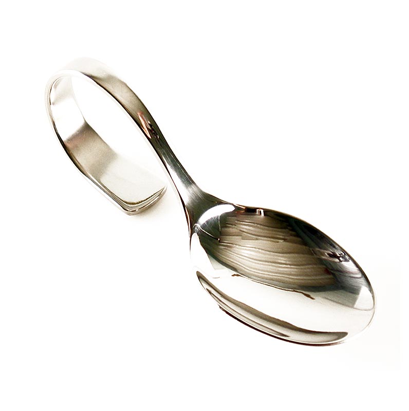 proHeq - Happy Spoon - l'idée de présentation idéale pour vos amuse-bouches, avec un manche recourbé, 1 pièce