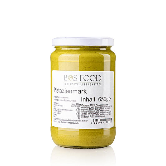 Chef Food pulpe de pistache, 100% de pulpe sans additifs, 650 g