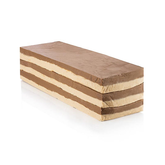 Nougat aux noix, clair/foncé en couches, 2,5 kg