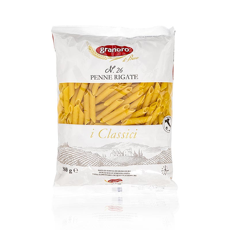 Granoro Penne Rigate, gerippt, 7 (5)mm, No.26, 500 g