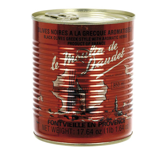Arnaud - Olives noires, avec noyau, au thym, 500 g