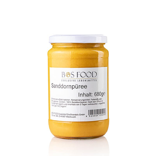 Purée/marc - argousier, finement passé, 680 g