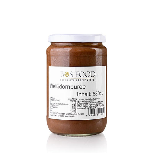 Purée/marque - Aubépine, finement passée, 680 g