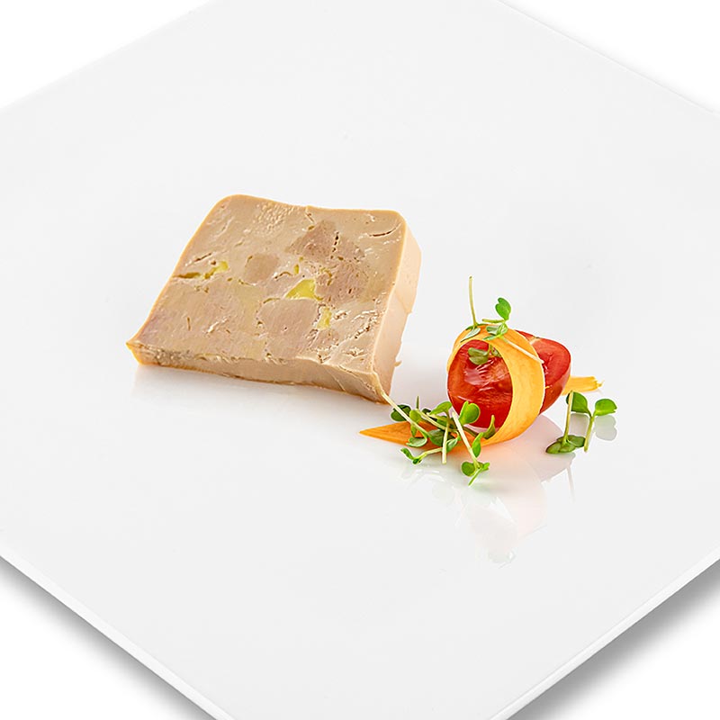 Rougie - Entenleberblock, mit Stücken, Trapez, Halbkonserve, Foie Gras, 180 g