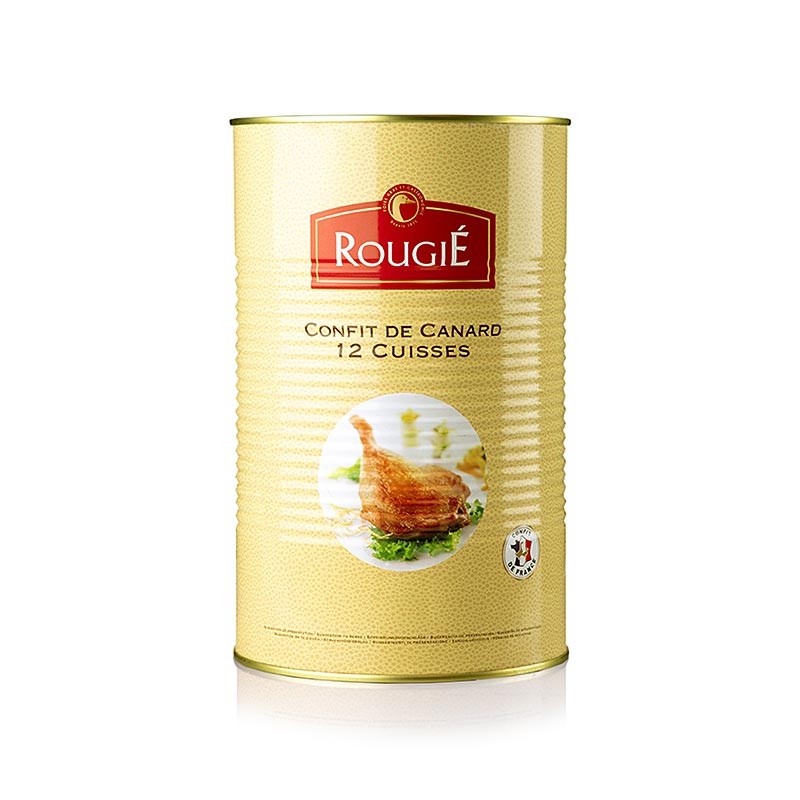 Cuisses de canard confites, 12 cuisses, Rougie, 3,825 kg