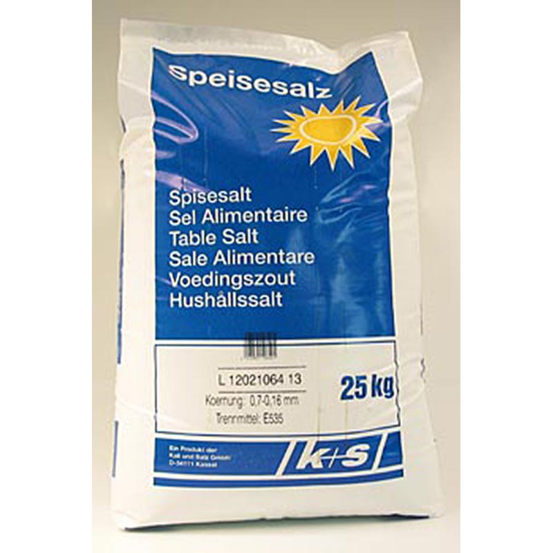 Salz, Steinsalz, fein, 25 kg