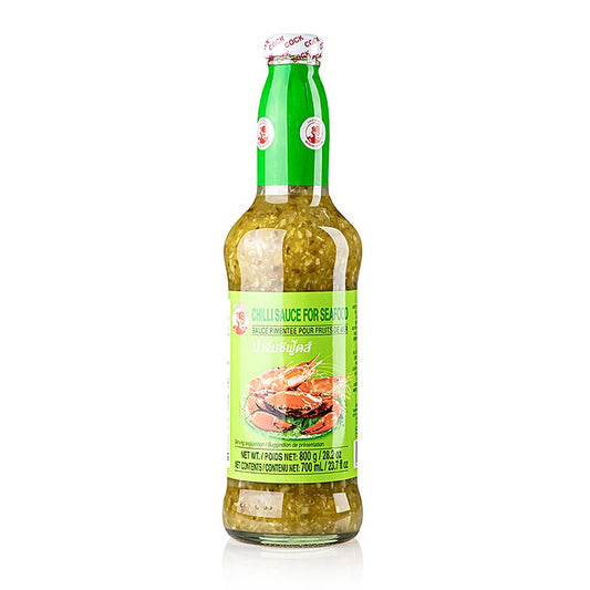 Salsa al peperoncino per frutti di mare, verde, Cock Brand, 700 ml