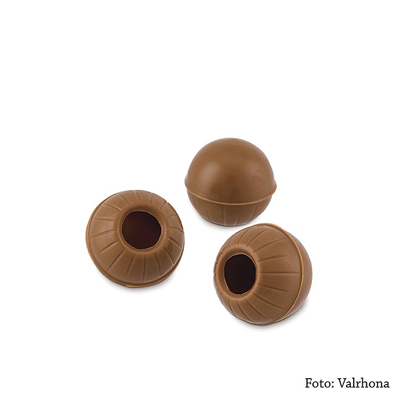 Sfere cave al tartufo, cioccolato al latte, ø 25 mm, Valrhona, 1,3 kg, 504 pezzi