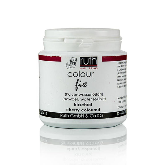 Colorante alimentare in polvere, rosso ciliegia, solubile in acqua, 9106, Ruth, 50 g