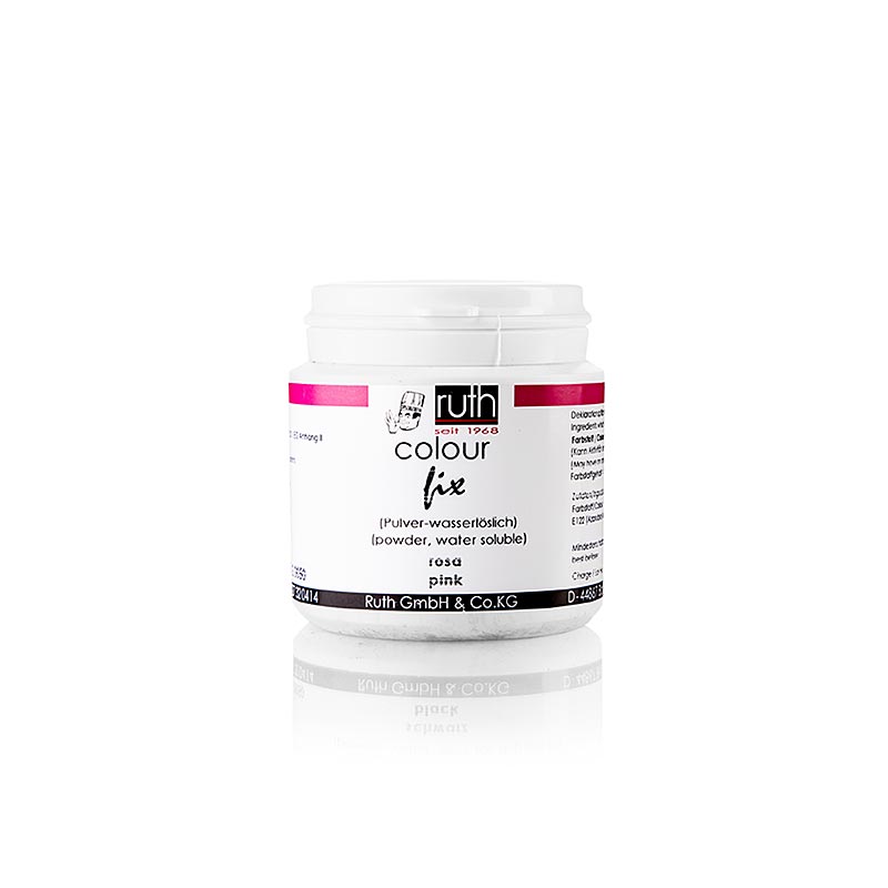 Colorante alimentare in polvere, rosa, solubile in acqua, 9113, Ruth, 50 g