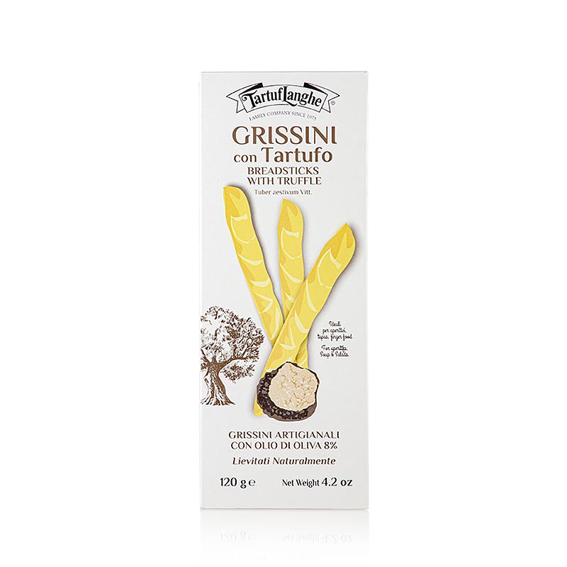Tartuflanghe Grissini al tartufo, con tartufo nero estivo e Olio d'oliva g