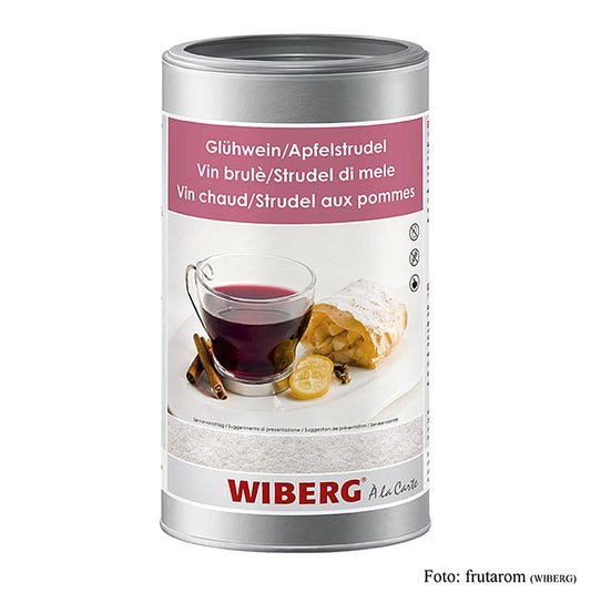 Wiberg Vin brulé/Strudel di mele, preparato aromatizzante, per 51 litri, 1,03 kg