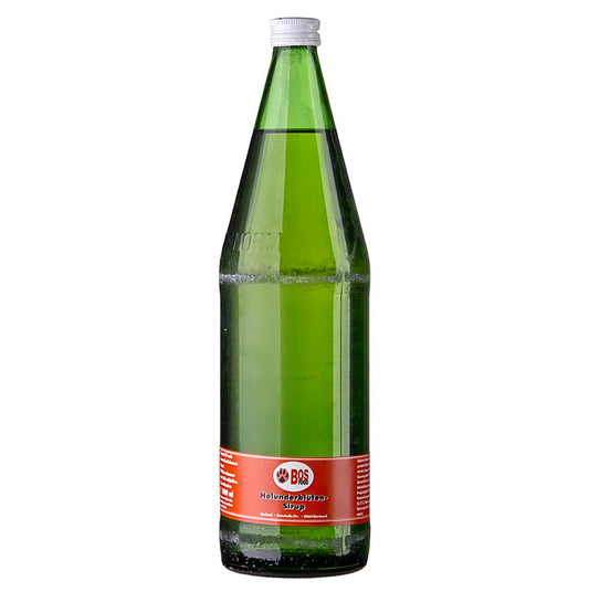 BOS FOOD Sirop de fleurs de sureau, 1 l