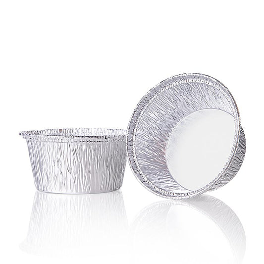 Novelis Deutschland - Einweg Aluschalen Take Away, ø 80mm, 34mm hoch (Alcan 46100/535336), 100 St