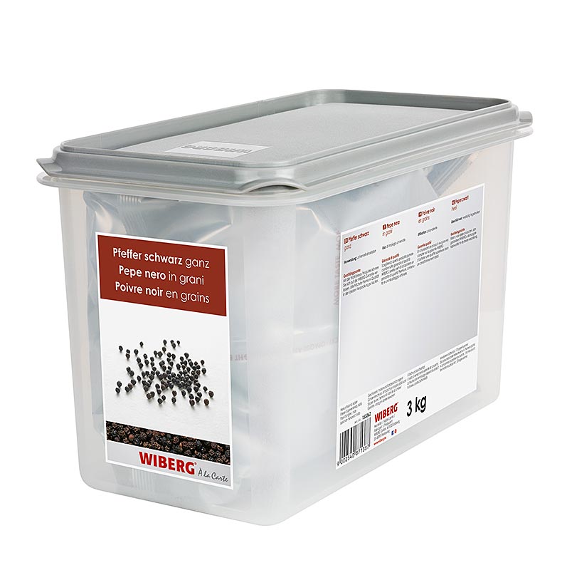 Wiberg Pfeffer schwarz, ganz, 3 kg