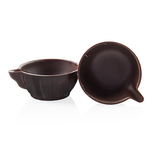 Dobla - Stampo per cioccolato - Tazzine da caffè espresso, piccole, cioccolato fondente, ø 50 mm, altezza 25 mm, 984 g, 168 pezzi