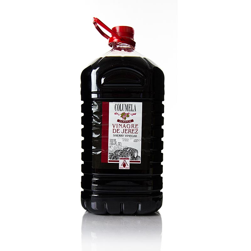 Vinaigre de Xérès, jeune, 7% d'acidité, Columela, 5 l