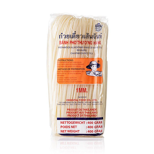 Tagliatelle de riz, largeur 1mm, 400 g