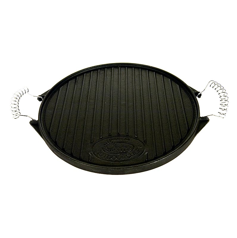 Accessoires Outdoorchef - Plaque en fonte S, pour City 420, 2 poignées, ø 33 cm, 1 pièce