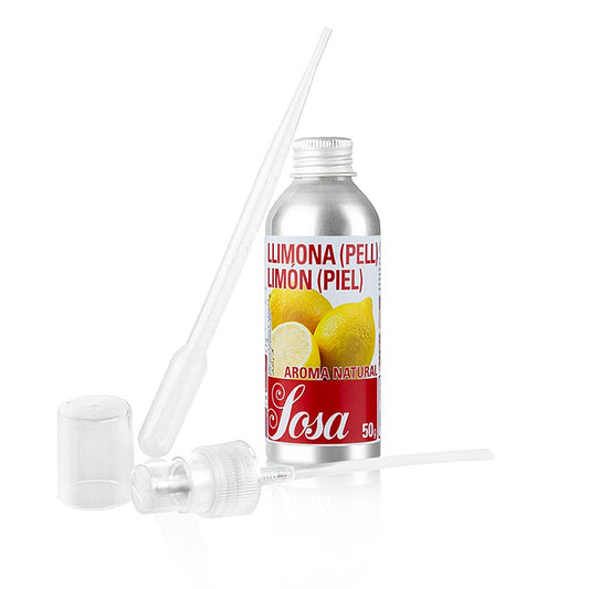 Sosa - Aroma naturale di scorza di limone, liquido, 50 g