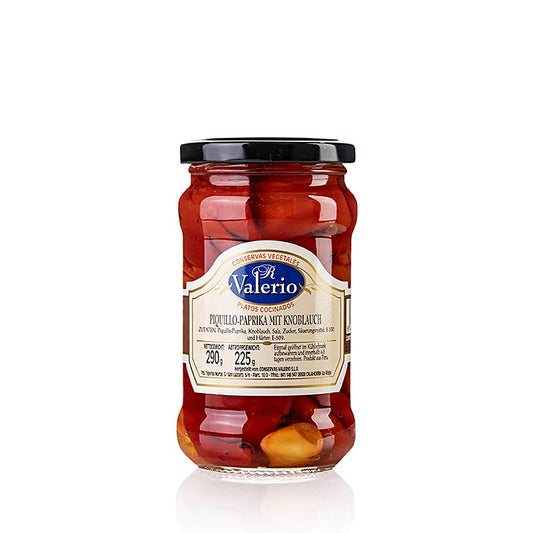 Pimientos del piquillo, peperoni pelati con aglio, 290 g