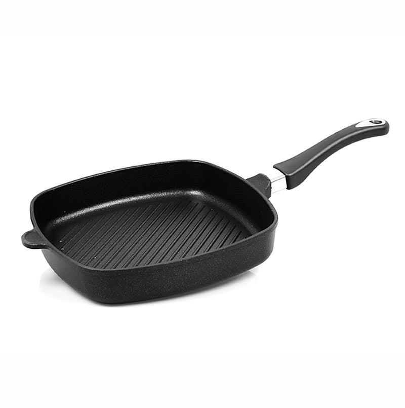 AMT Gastroguss, Poêle à griller, carrée, induction, 28x28cm, 5cm de haut, 1 pc