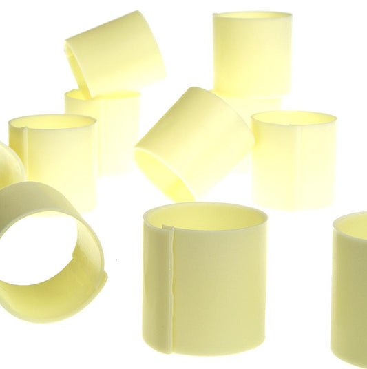 Stampo per cioccolato Karl Zieres - Cannelloni/cilindri, bianco senza decorazioni, ø 35 mm, altezza 35 mm, 250 g, 35 pezzi