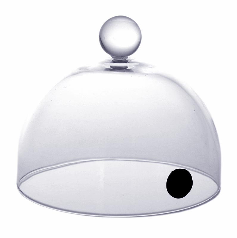 Campana di vetro per fumatori Rubi con valvola, Ø 13 cm, per Super-Aladin-Profi, 1 pz.