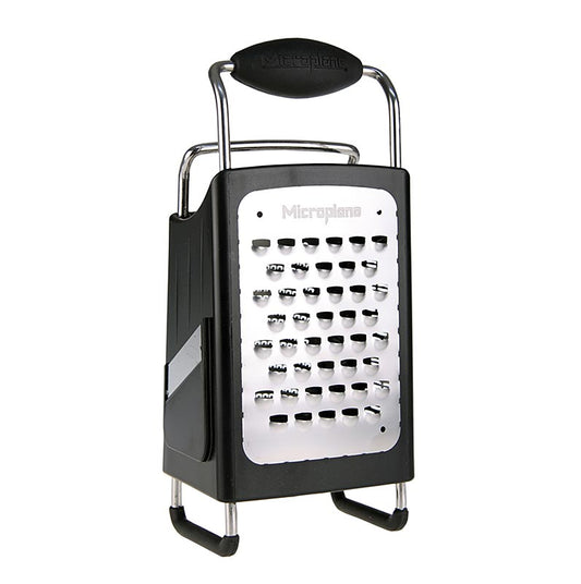 Microplane - Râpe carrée, fine/fine à moyenne/très grossière, 1 pièce
