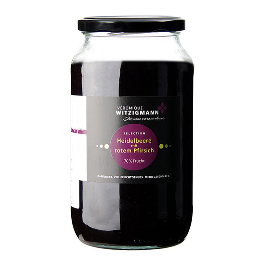 Veronique Witzigmann - Mirtilli e pesche rosse - Crema spalmabile alla frutta, 1 kg