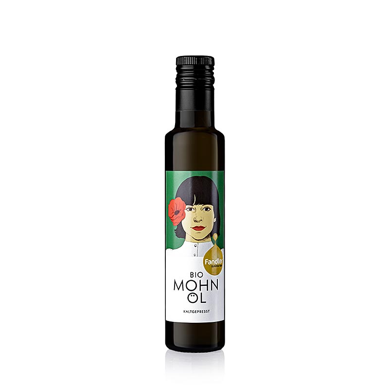 Olio di semi di papavero, spremuto a freddo, Fandler, BIO, 250 ml