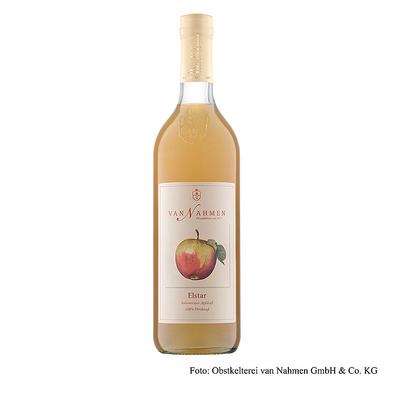 van Nahmen  Jus de pomme Elstar, 100 % pur jus, BIO, 750 ml