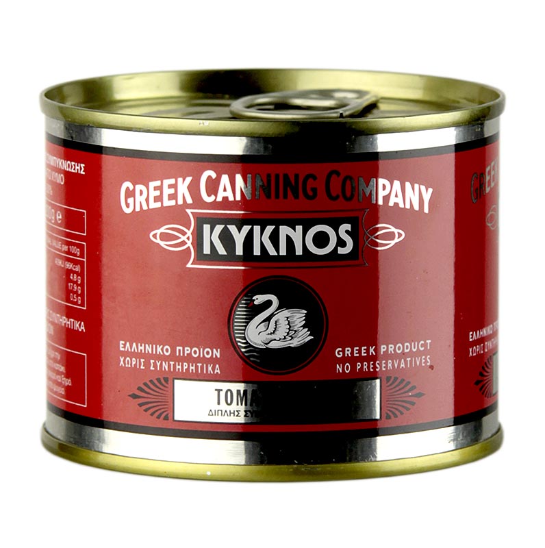 Kyknos - Concentré de tomates doublement concentré, 28 % minimum, Grèce, 200 g